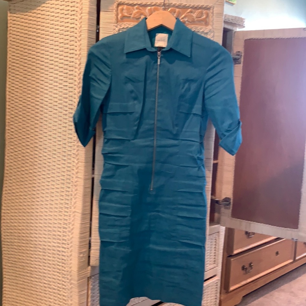 Nicole Miller Dress in Teal size small